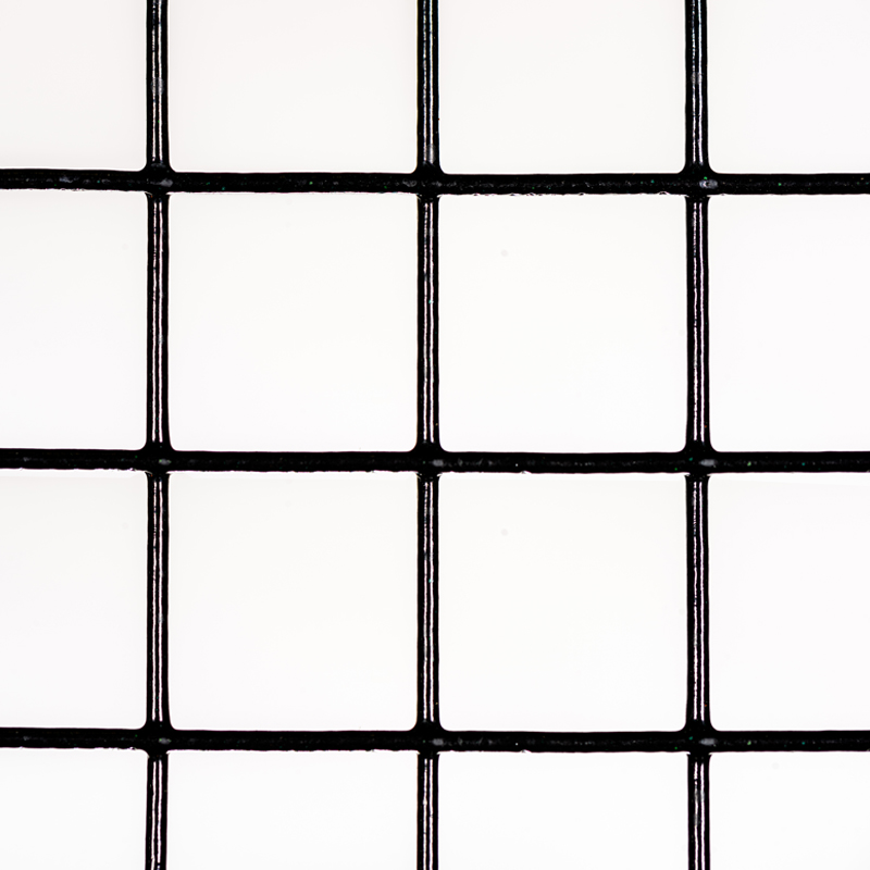 black welded wire detail