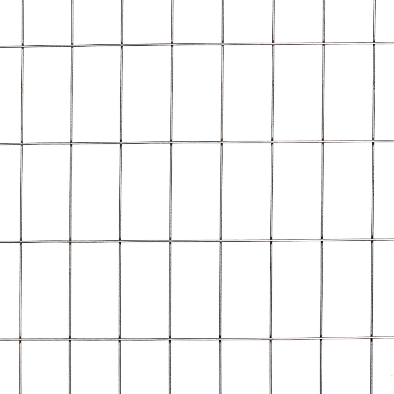 silver welded wire detail